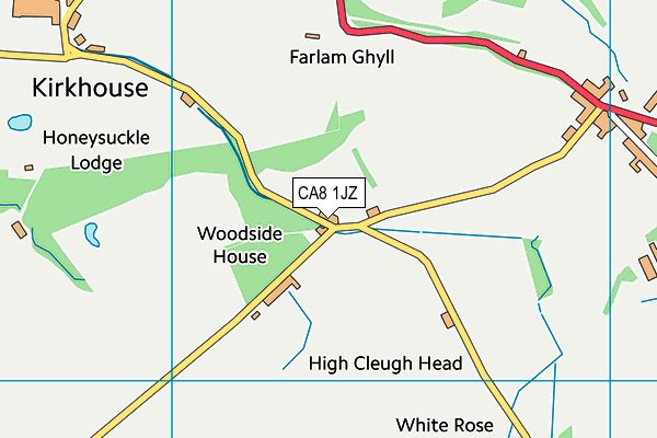 CA8 1JZ map - OS VectorMap District (Ordnance Survey) CA8 1JZ map - OS VectorMap District (Ordnance Survey)