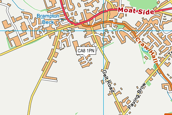 CA8 1PN map - OS VectorMap District (Ordnance Survey) CA8 1PN map - OS VectorMap District (Ordnance Survey)