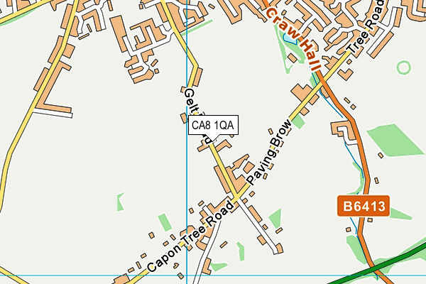 CA8 1QA map - OS VectorMap District (Ordnance Survey) CA8 1QA map - OS VectorMap District (Ordnance Survey)