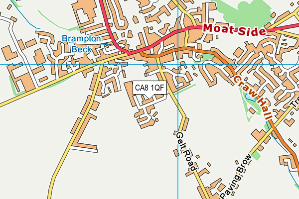 CA8 1QF map - OS VectorMap District (Ordnance Survey) CA8 1QF map - OS VectorMap District (Ordnance Survey)