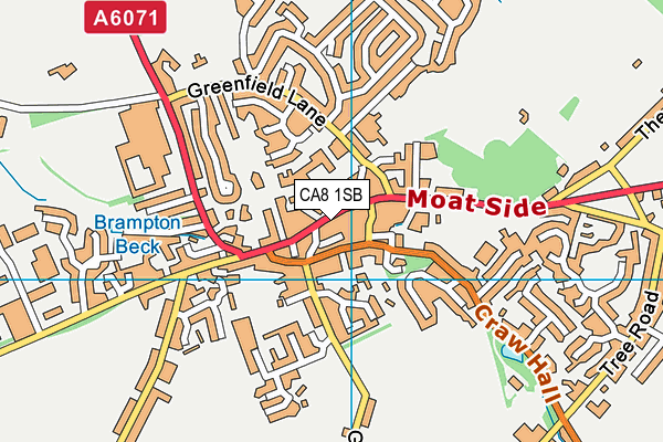 CA8 1SB map - OS VectorMap District (Ordnance Survey)