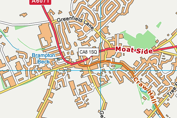 CA8 1SQ map - OS VectorMap District (Ordnance Survey) CA8 1SQ map - OS VectorMap District (Ordnance Survey)