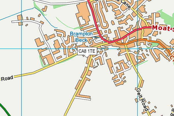 CA8 1TE map - OS VectorMap District (Ordnance Survey) CA8 1TE map - OS VectorMap District (Ordnance Survey)