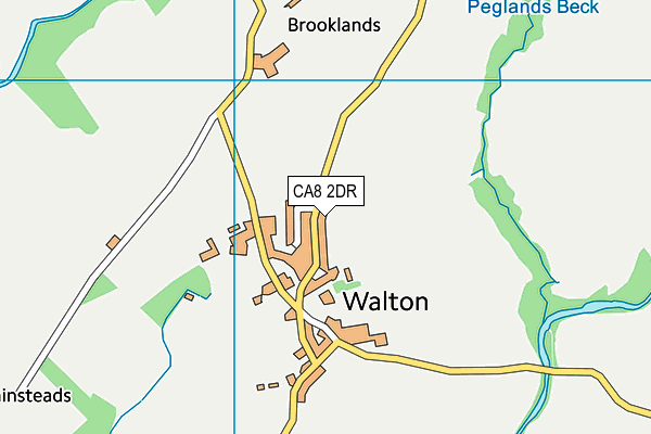 CA8 2DR map - OS VectorMap District (Ordnance Survey) CA8 2DR map - OS VectorMap District (Ordnance Survey)