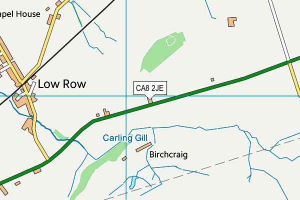 CA8 2JE map - OS VectorMap District (Ordnance Survey) CA8 2JE map - OS VectorMap District (Ordnance Survey)