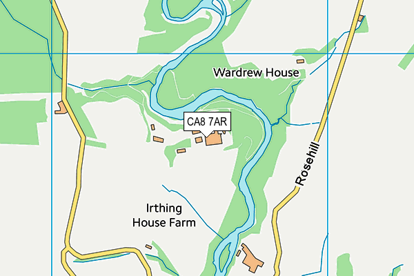 CA8 7AR map - OS VectorMap District (Ordnance Survey) CA8 7AR map - OS VectorMap District (Ordnance Survey)