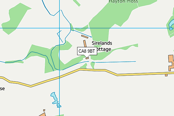 CA8 9BT map - OS VectorMap District (Ordnance Survey) CA8 9BT map - OS VectorMap District (Ordnance Survey)