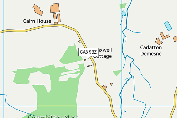 CA8 9BZ map - OS VectorMap District (Ordnance Survey) CA8 9BZ map - OS VectorMap District (Ordnance Survey)