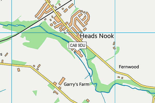 CA8 9DU map - OS VectorMap District (Ordnance Survey) CA8 9DU map - OS VectorMap District (Ordnance Survey)