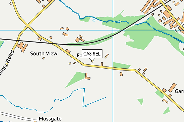 CA8 9EL map - OS VectorMap District (Ordnance Survey) CA8 9EL map - OS VectorMap District (Ordnance Survey)
