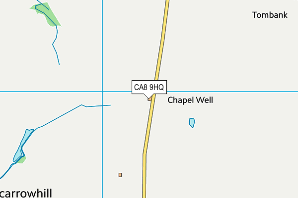 CA8 9HQ map - OS VectorMap District (Ordnance Survey) CA8 9HQ map - OS VectorMap District (Ordnance Survey)