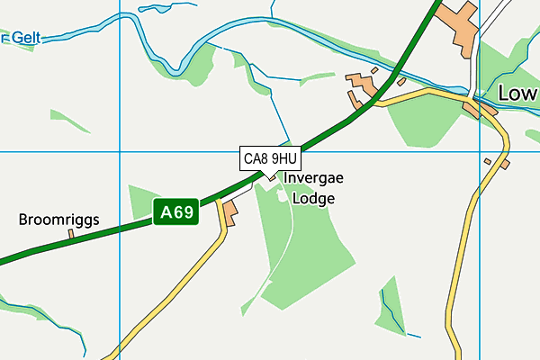CA8 9HU map - OS VectorMap District (Ordnance Survey) CA8 9HU map - OS VectorMap District (Ordnance Survey)