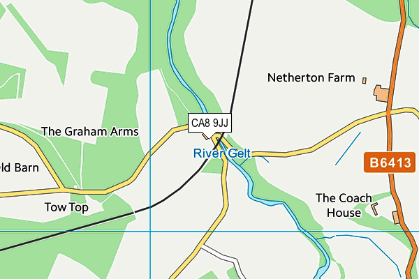 CA8 9JJ map - OS VectorMap District (Ordnance Survey) CA8 9JJ map - OS VectorMap District (Ordnance Survey)
