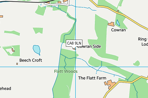 CA8 9LN map - OS VectorMap District (Ordnance Survey) CA8 9LN map - OS VectorMap District (Ordnance Survey)
