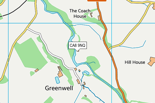 CA8 9NQ map - OS VectorMap District (Ordnance Survey)