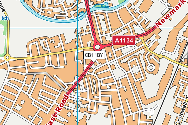 CB1 1BY map - OS VectorMap District (Ordnance Survey) CB1 1BY map - OS VectorMap District (Ordnance Survey)