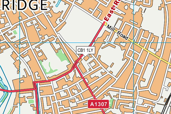 CB1 1LY map - OS VectorMap District (Ordnance Survey) CB1 1LY map - OS VectorMap District (Ordnance Survey)