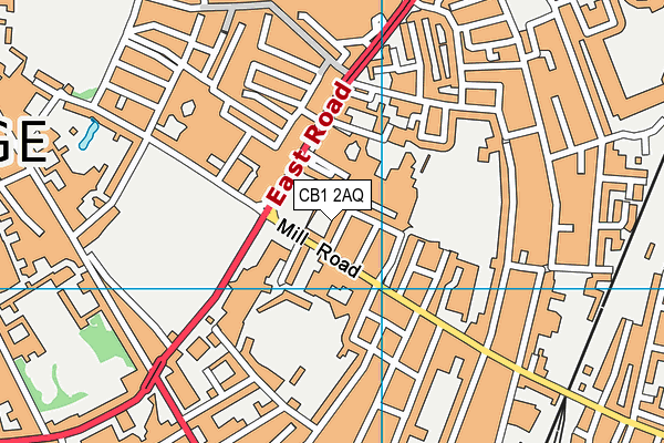 CB1 2AQ map - OS VectorMap District (Ordnance Survey) CB1 2AQ map - OS VectorMap District (Ordnance Survey)