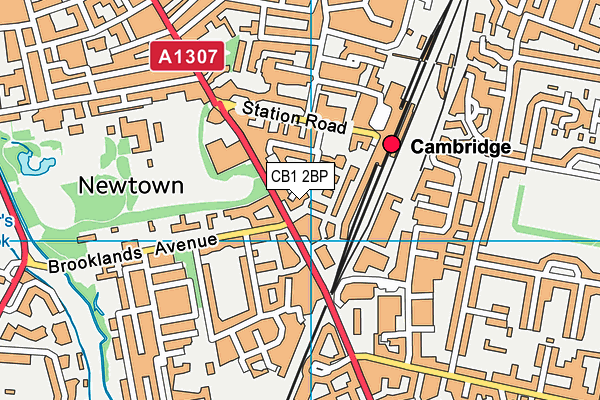 CB1 2BP map - OS VectorMap District (Ordnance Survey) CB1 2BP map - OS VectorMap District (Ordnance Survey)
