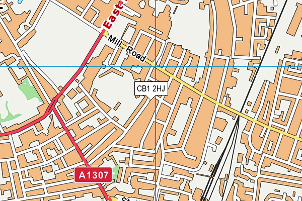 CB1 2HJ map - OS VectorMap District (Ordnance Survey) CB1 2HJ map - OS VectorMap District (Ordnance Survey)