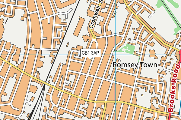 CB1 3AP map - OS VectorMap District (Ordnance Survey) CB1 3AP map - OS VectorMap District (Ordnance Survey)