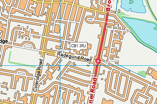 CB1 3RJ map - OS VectorMap District (Ordnance Survey) CB1 3RJ map - OS VectorMap District (Ordnance Survey)