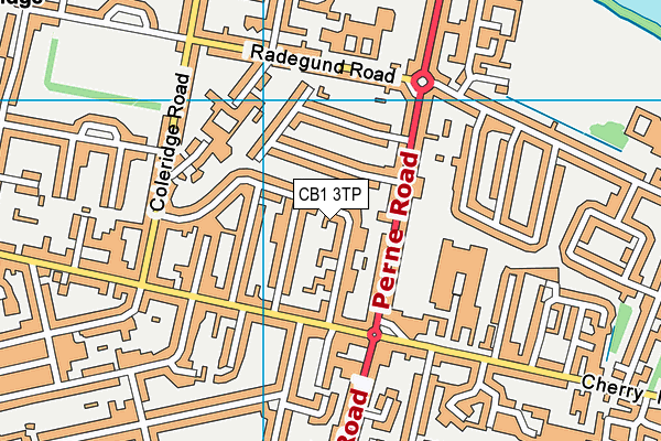 CB1 3TP map - OS VectorMap District (Ordnance Survey) CB1 3TP map - OS VectorMap District (Ordnance Survey)
