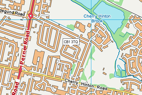 CB1 3TQ map - OS VectorMap District (Ordnance Survey) CB1 3TQ map - OS VectorMap District (Ordnance Survey)