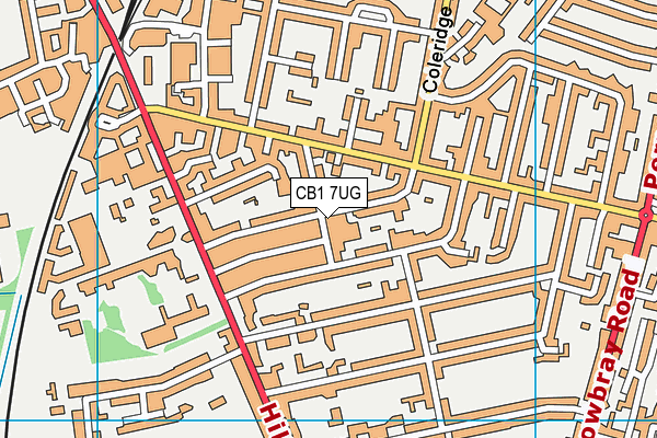 CB1 7UG map - OS VectorMap District (Ordnance Survey) CB1 7UG map - OS VectorMap District (Ordnance Survey)