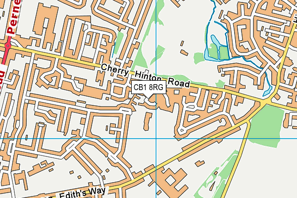 CB1 8RG map - OS VectorMap District (Ordnance Survey) CB1 8RG map - OS VectorMap District (Ordnance Survey)