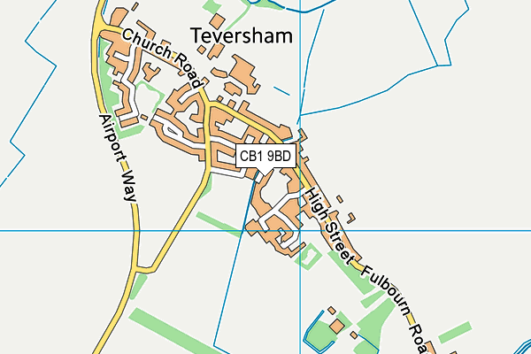 CB1 9BD map - OS VectorMap District (Ordnance Survey) CB1 9BD map - OS VectorMap District (Ordnance Survey)