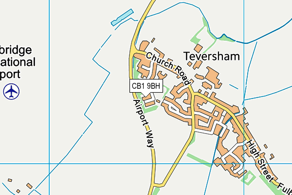 CB1 9BH map - OS VectorMap District (Ordnance Survey) CB1 9BH map - OS VectorMap District (Ordnance Survey)