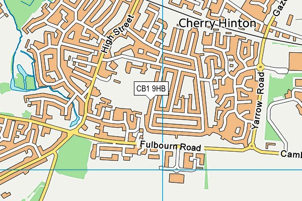 CB1 9HB map - OS VectorMap District (Ordnance Survey) CB1 9HB map - OS VectorMap District (Ordnance Survey)