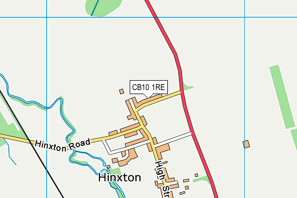 CB10 1RE map - OS VectorMap District (Ordnance Survey) CB10 1RE map - OS VectorMap District (Ordnance Survey)