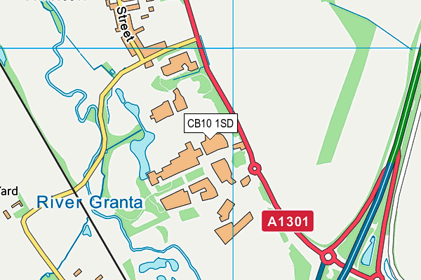 CB10 1SD map - OS VectorMap District (Ordnance Survey) CB10 1SD map - OS VectorMap District (Ordnance Survey)