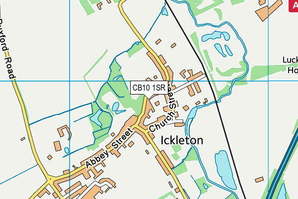 CB10 1SR map - OS VectorMap District (Ordnance Survey) CB10 1SR map - OS VectorMap District (Ordnance Survey)