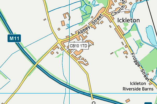 CB10 1TD map - OS VectorMap District (Ordnance Survey) CB10 1TD map - OS VectorMap District (Ordnance Survey)