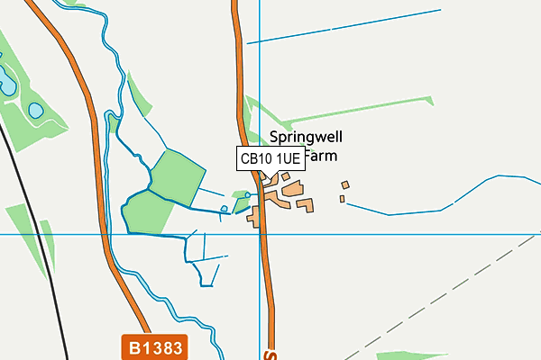 CB10 1UE map - OS VectorMap District (Ordnance Survey) CB10 1UE map - OS VectorMap District (Ordnance Survey)