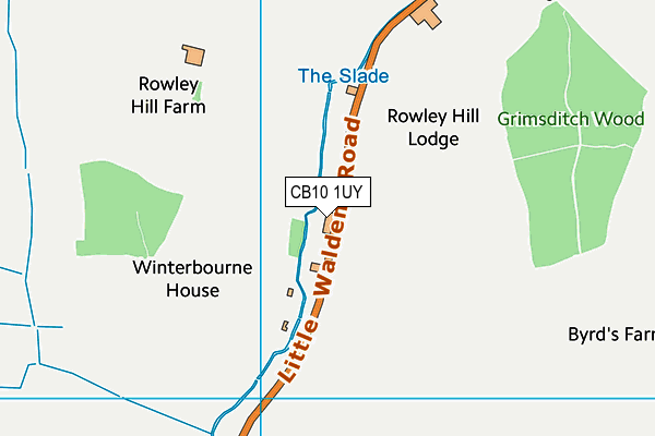 CB10 1UY map - OS VectorMap District (Ordnance Survey) CB10 1UY map - OS VectorMap District (Ordnance Survey)
