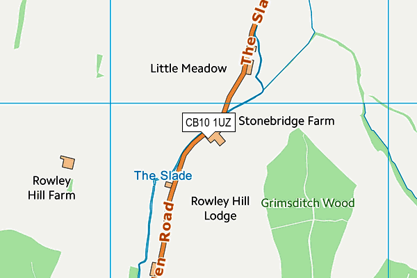CB10 1UZ map - OS VectorMap District (Ordnance Survey) CB10 1UZ map - OS VectorMap District (Ordnance Survey)