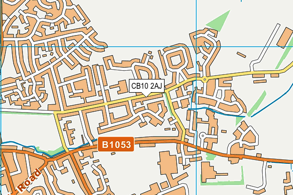 CB10 2AJ map - OS VectorMap District (Ordnance Survey) CB10 2AJ map - OS VectorMap District (Ordnance Survey)