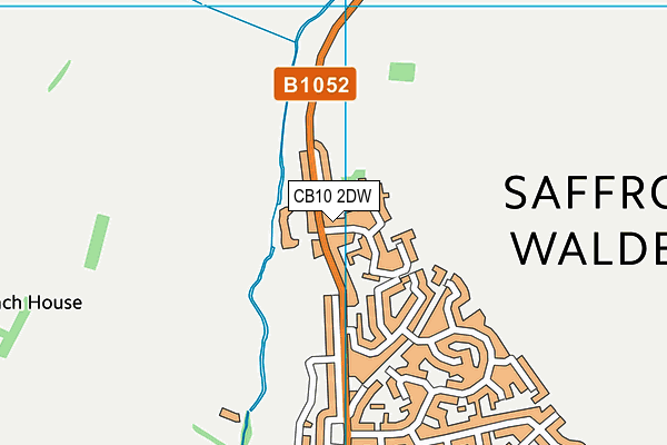 CB10 2DW map - OS VectorMap District (Ordnance Survey) CB10 2DW map - OS VectorMap District (Ordnance Survey)