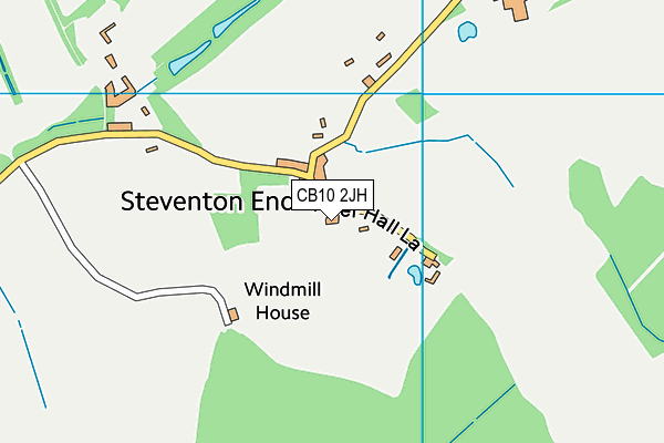 CB10 2JH map - OS VectorMap District (Ordnance Survey) CB10 2JH map - OS VectorMap District (Ordnance Survey)