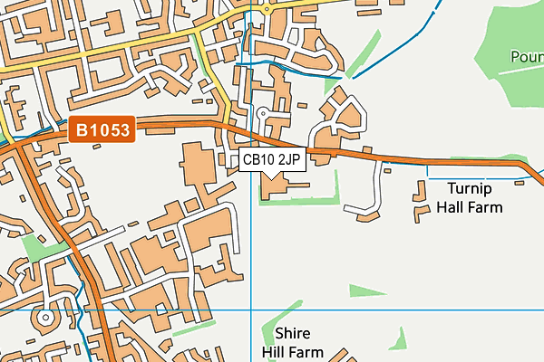 CB10 2JP map - OS VectorMap District (Ordnance Survey) CB10 2JP map - OS VectorMap District (Ordnance Survey)
