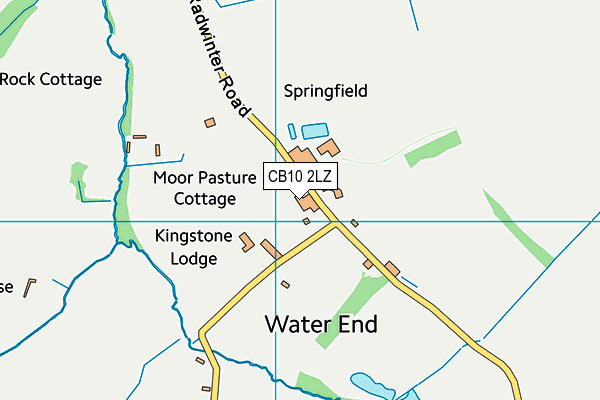 CB10 2LZ map - OS VectorMap District (Ordnance Survey) CB10 2LZ map - OS VectorMap District (Ordnance Survey)