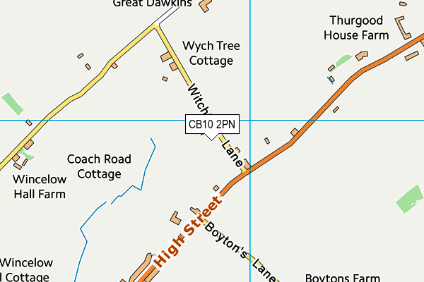 CB10 2PN map - OS VectorMap District (Ordnance Survey) CB10 2PN map - OS VectorMap District (Ordnance Survey)