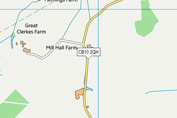 CB10 2QH map - OS VectorMap District (Ordnance Survey) CB10 2QH map - OS VectorMap District (Ordnance Survey)
