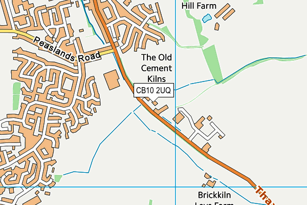 CB10 2UQ map - OS VectorMap District (Ordnance Survey) CB10 2UQ map - OS VectorMap District (Ordnance Survey)