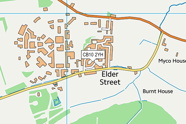 CB10 2YH map - OS VectorMap District (Ordnance Survey) CB10 2YH map - OS VectorMap District (Ordnance Survey)