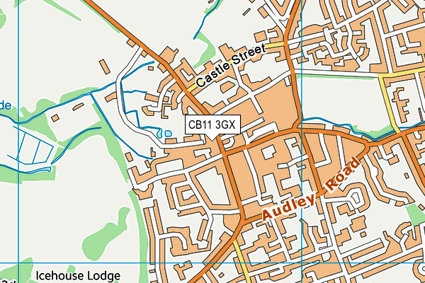 CB11 3GX map - OS VectorMap District (Ordnance Survey) CB11 3GX map - OS VectorMap District (Ordnance Survey)